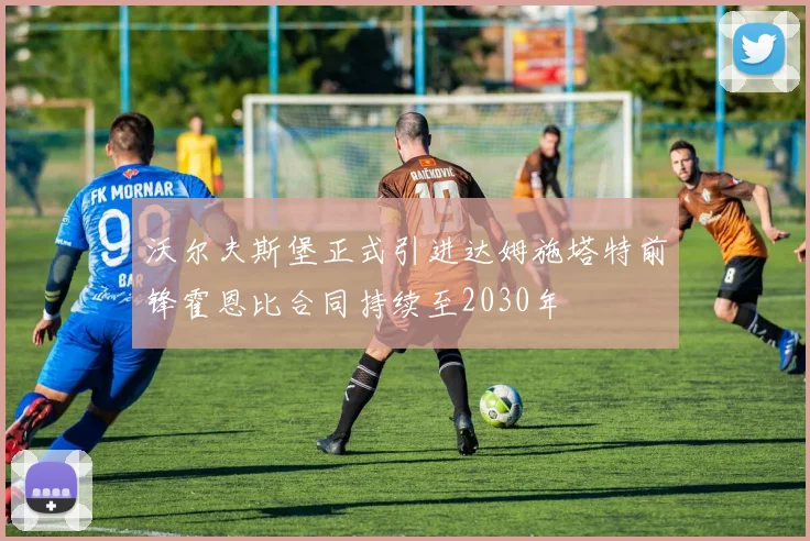 沃尔夫斯堡正式引进达姆施塔特前锋霍恩比合同持续至2030年